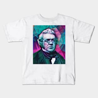 William Makepeace Thackeray Portrait | William Makepeace Thackeray Artwork 7 Kids T-Shirt